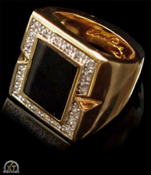 Elvis Ring -l black onyx-